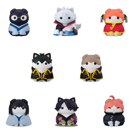 Gintama Mega Cat Project Nyantama Go Meow-Meow Edition! Sammelfiguren 3 cm Sortiment (8)