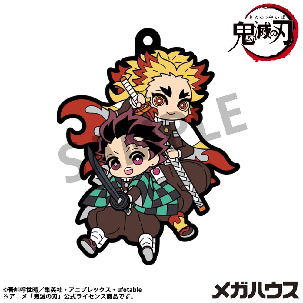 Demon Slayer: Kimetsu no Yaiba Gummi-Anhänger 6 cm Sortiment Buddy Collection Vol. 4 (6)