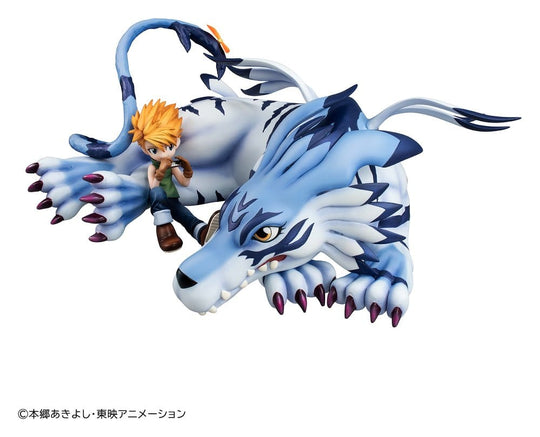 Digimon Adventure G.E.M. Series PVC Figur Garurumon & Ishida Yamato 25 cm (Repeat)
