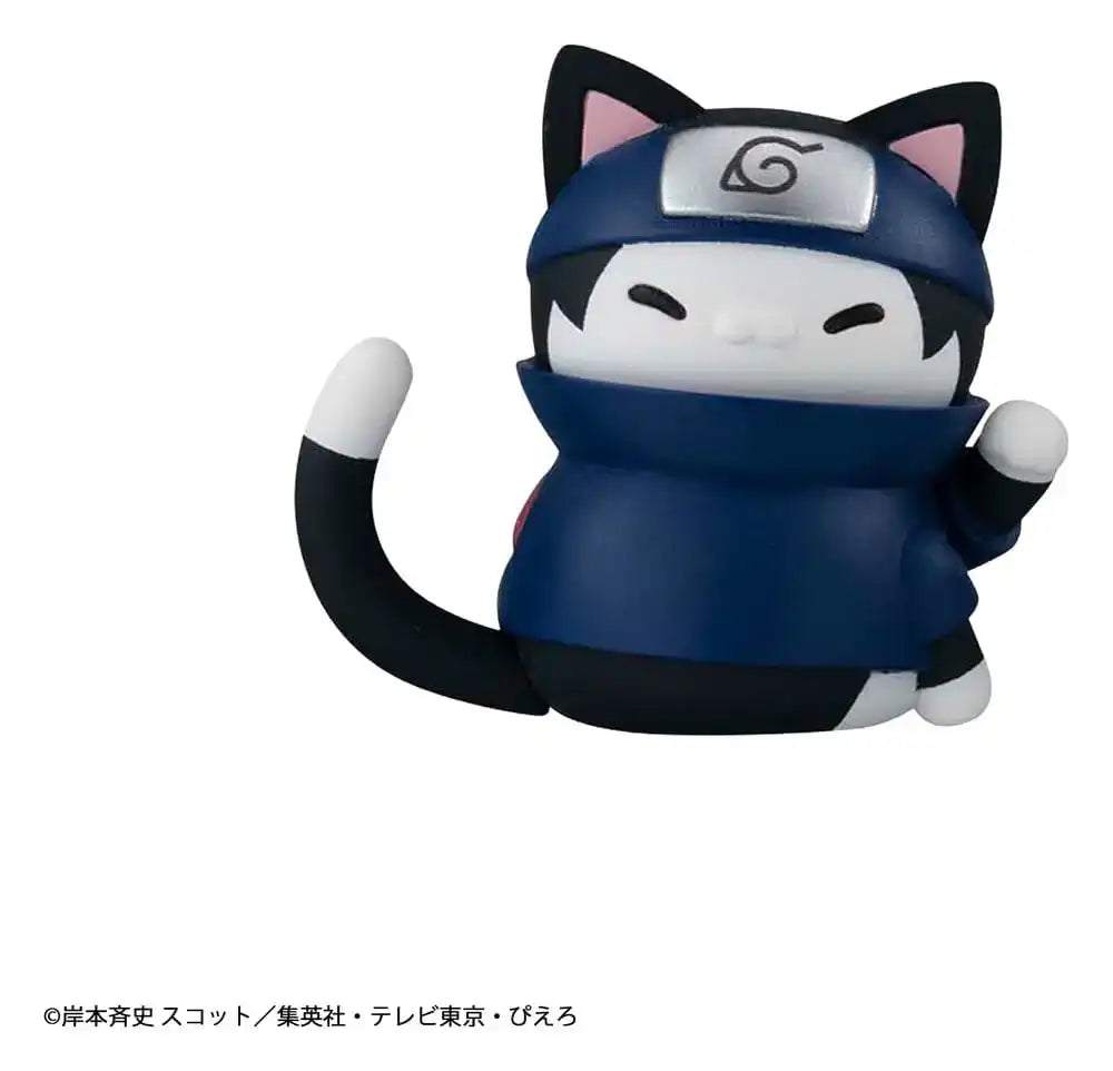 Naruto Mega Cat Project Minifiguren 3 cm Nyaruto! Cats of Konoha Village Reboot Blind Box Display (8) (Repeat)