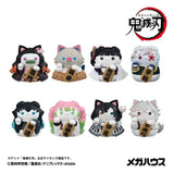 Demon Slayer: Kimetsu no Yaiba Mega Cat Project Minifiguren 6 cm Demon Slayer Fortune Cats ver. 02 Blind Box Display (8) (Repeat)