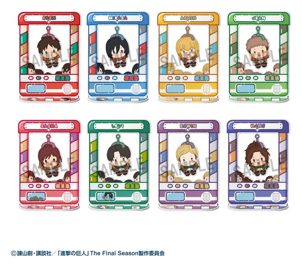Attack on Titan Acryl Figuren Chara Catcher 9 cm Blind Box Display (8)