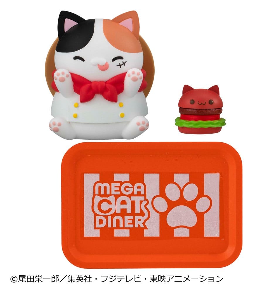One Piece Mega Cat Project Minifiguren NyanPieceNyan! Diner! 3 cm Blind Box Display (6)