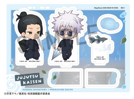 Jujutsu Kaisen Buddycolle Acrylaufsteller 5th Anniversary A Suguru Geto & Satoru Gojo (Hidden Inventory/Premature Death Ver.) 10 cm