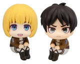 Attack on Titan Lookup PVC-Figuren 2er-Pack Armin Arlert & Eren Yeager Grumpy Ver. 11 cm (with gift)