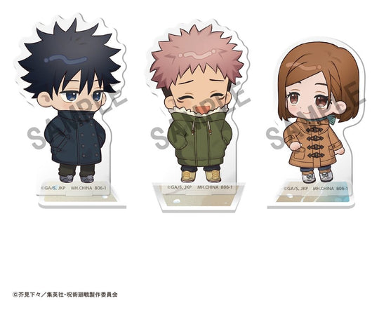 Jujutsu Kaisen Buddycolle Acrylaufsteller 5th Anniversary C Megumi Fushiguro, Yuji Itadori & Nobara Kugisaki 10 cm