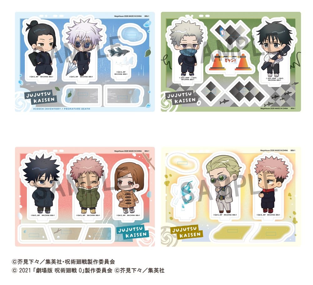 Jujutsu Kaisen Buddycolle Acrylaufsteller 5th Anniversary D Kento Nanami & Yuji Itadori 10 cm