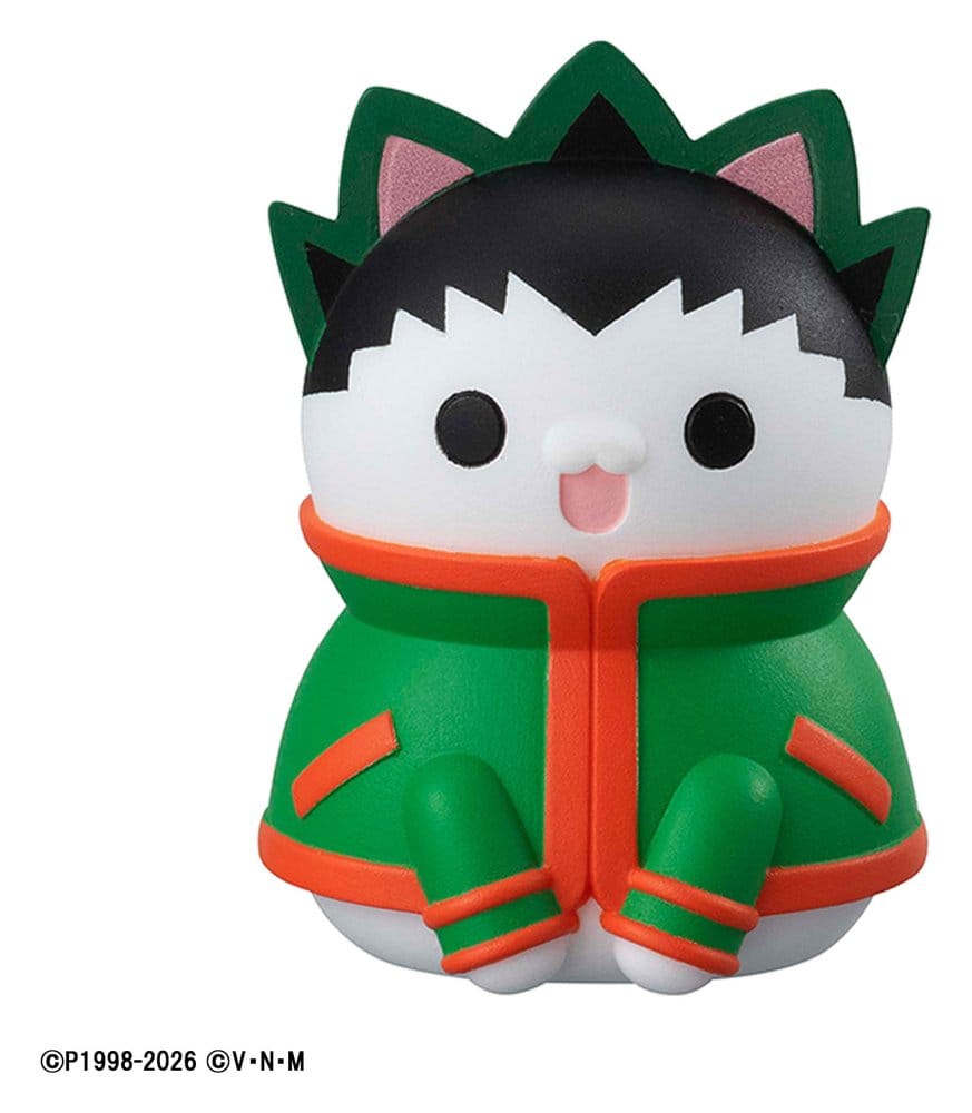 Hunter x Hunter Mega Cat Project Minifiguren Nyanter x Nyanter Hunter x Cat 3 cm Blind Box Sortiment (8)