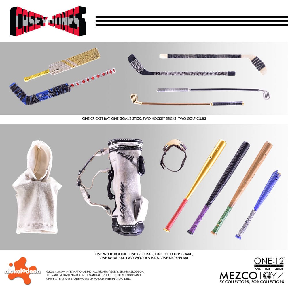 Teenage Mutant Ninja Turtles Actionfigur 1/12 Casey Jones 17 cm
