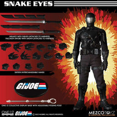 G.I. Joe Actionfigur mit Leuchtfunktion 1/12 Snake Eyes Deluxe Edition 17 cm