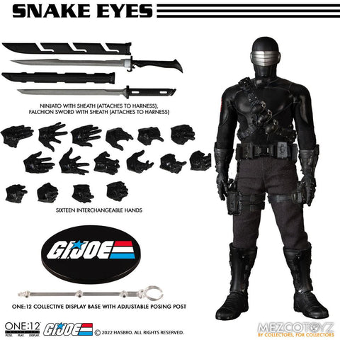 G.I. Joe Actionfigur mit Leuchtfunktion 1/12 Snake Eyes Deluxe Edition 17 cm