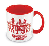 Stranger Things Coloured Inner Tasse Friends Don't Lie