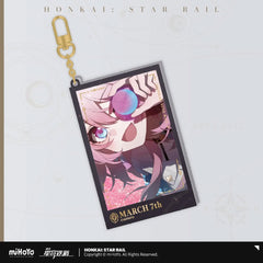 Honkai: Star Rail Countdown Departure Series Acryl Schlüsselanhänger March 7th Glitter 9 cm