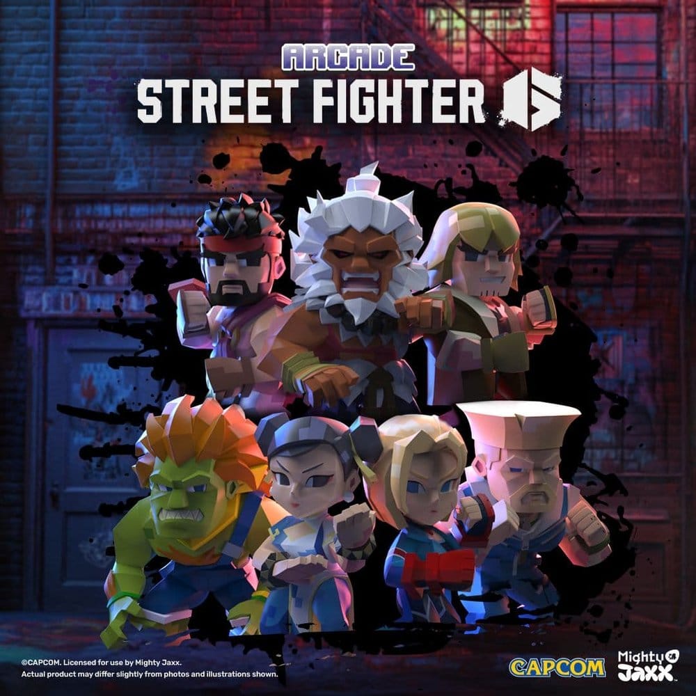 Arcade: Capcom Street Fighter Series Kandy 4 inch Vinyl Figure Blind Box Display (6)