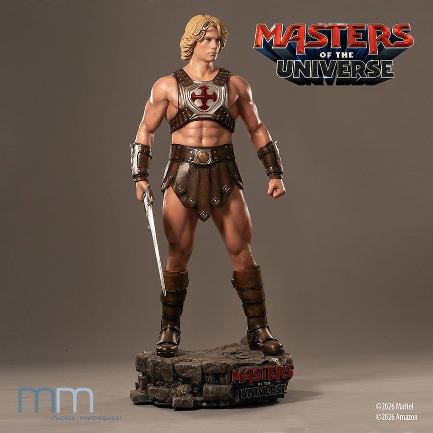 Masters of the Universe Lebensgroße Figur He-Man 207 cm