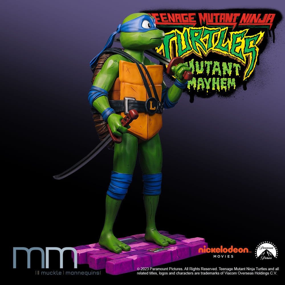 Teenage Mutant Ninja Turtles: Mutant Mayhem Life-Size Statue Leonardo 172 cm