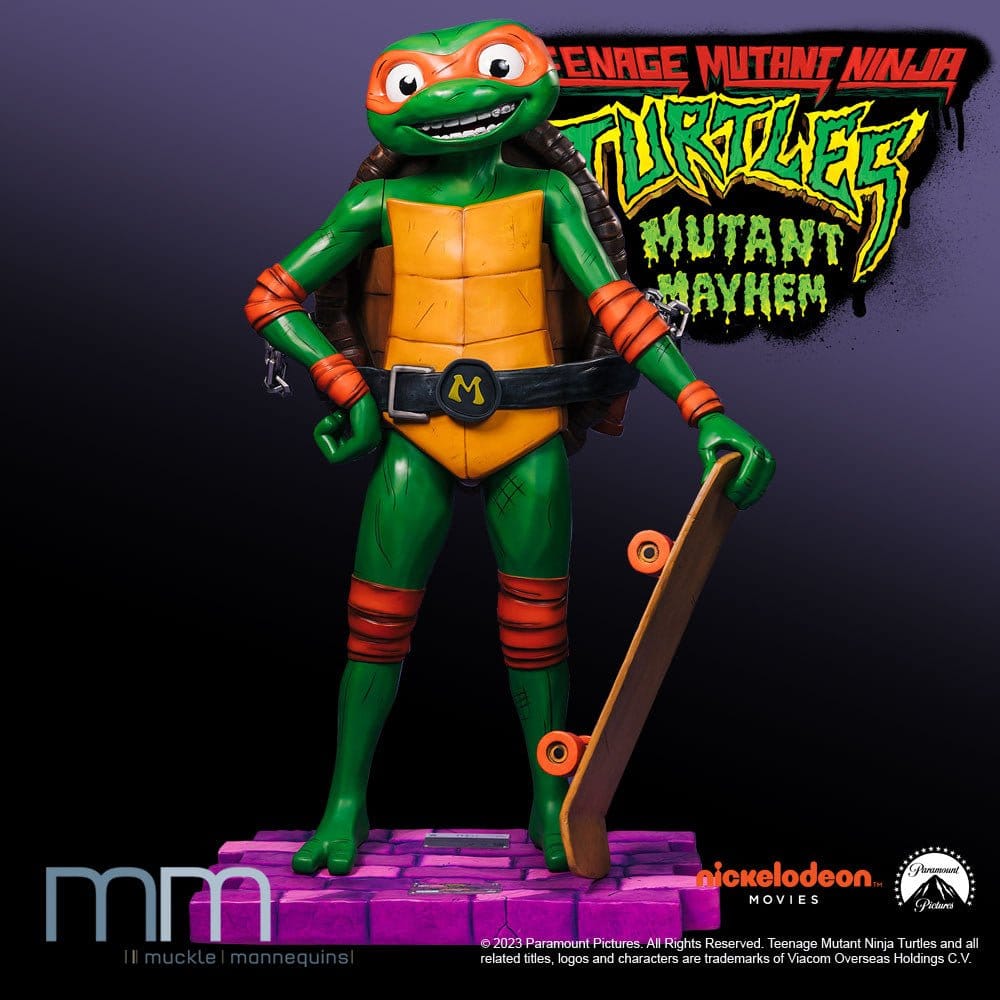 Teenage Mutant Ninja Turtles: Mutant Mayhem Life-Size Statue Michelangelo 162 cm