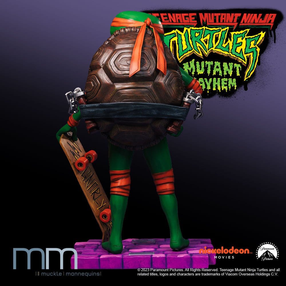 Teenage Mutant Ninja Turtles: Mutant Mayhem Life-Size Statue Michelangelo 162 cm