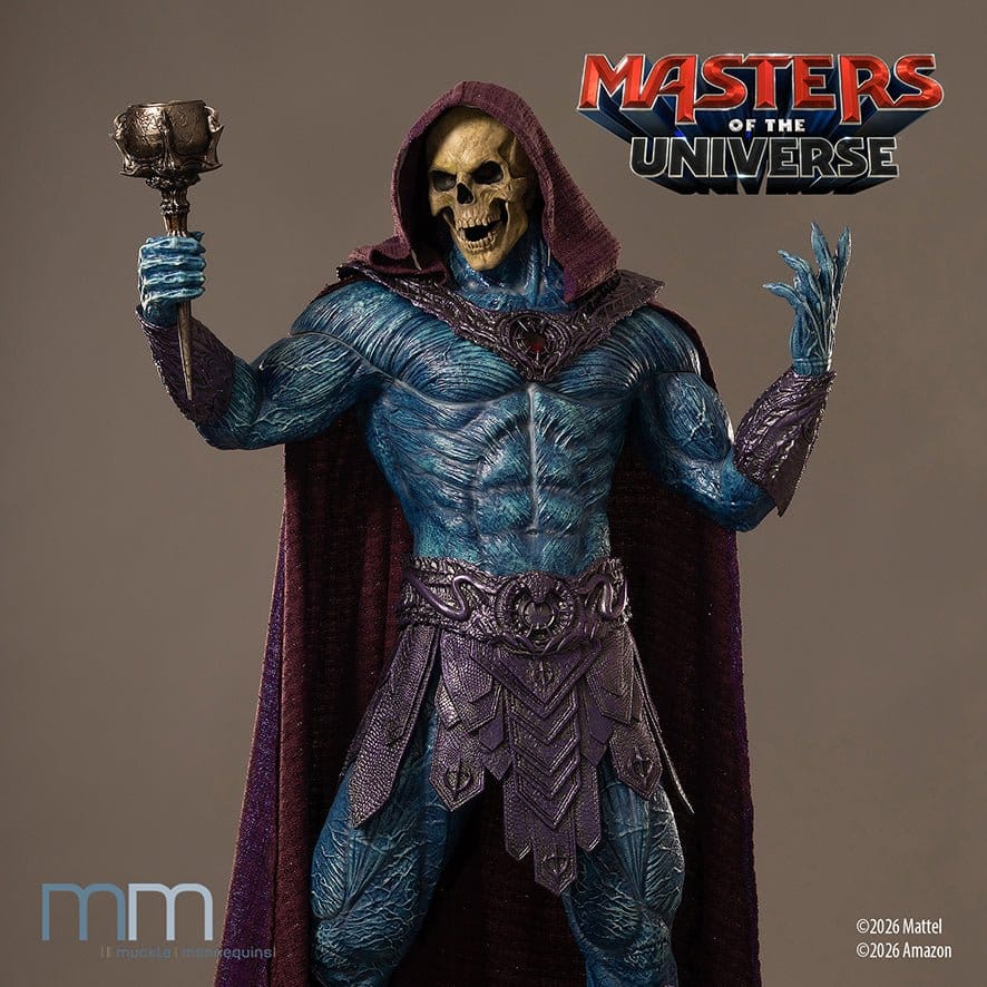 Masters of the Universe Lebensgroße Figur Skeletor 221 cm