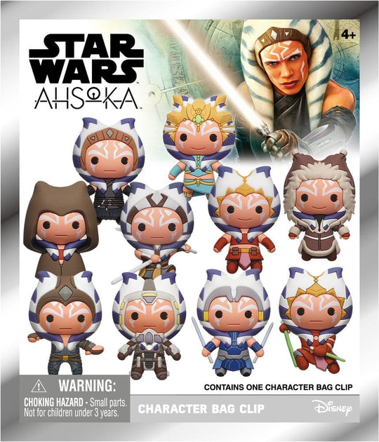 Star Wars Ahsoka 3D PVC-Taschenanhänger Serie 1 Blind Bag Display (24)