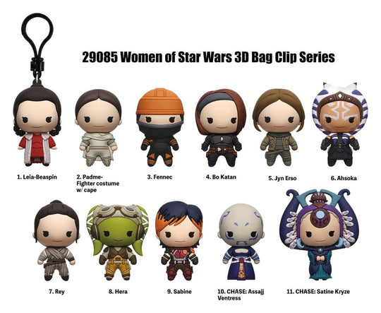 Woman of Star Wars 3D PVC-Taschenanhänger Serie Blind Bag Display (24)