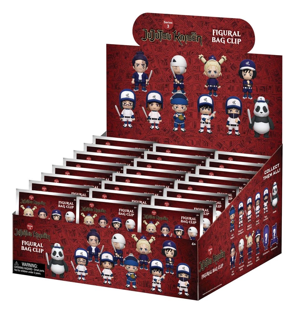 Jujutsu Kaisen 3D PVC-Taschenanhänger Serie 3 Blind Bag Display (24)