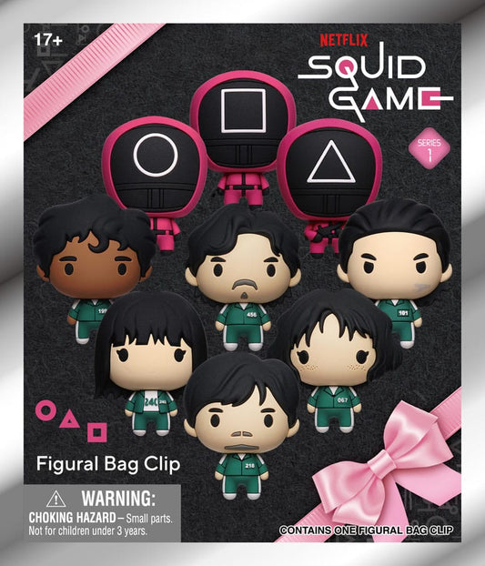 Squid Game 3D PVC-Taschenanhänger Series 1 Display (24)