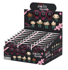 Squid Game 3D PVC-Taschenanhänger Series 1 Display (24)
