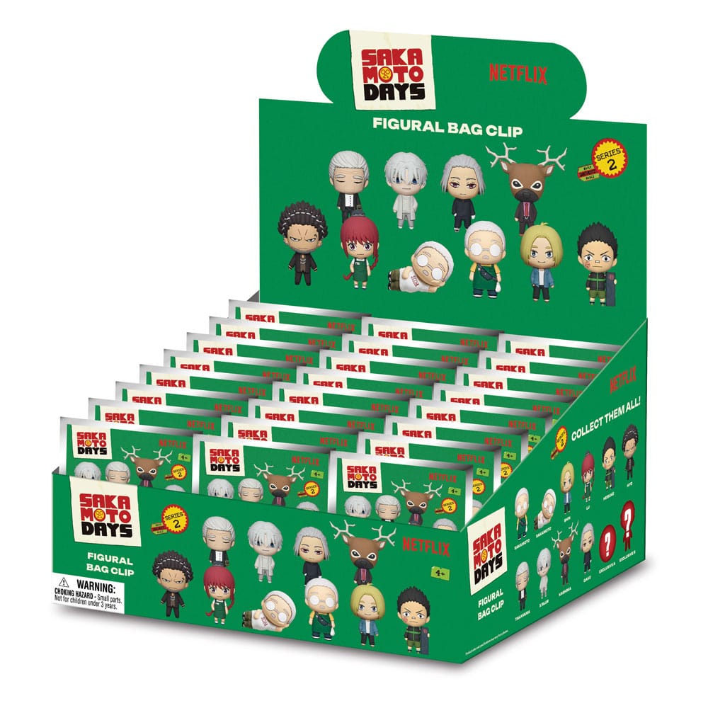 Sakamoto Days 3D PVC-Taschenanhänger Serie 2 Display  (24)