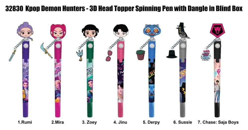 K-Pop Demon Hunter 3D Stifte mit Topper Display (16)
