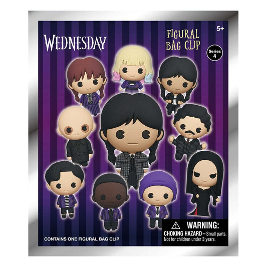 Wednesday 3D PVC-Taschenanhänger Serie 4 Display  (24)