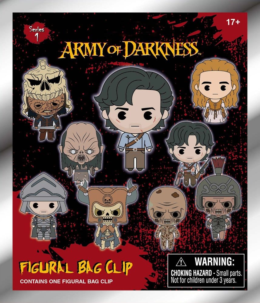 Army of Darkness 3D PVC-Taschenanhänger Serie 1 Blind Bag Display (24)