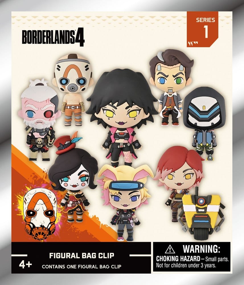 Borderlands 3D PVC-Taschenanhänger Serie 1 Blind Bag Display (24)
