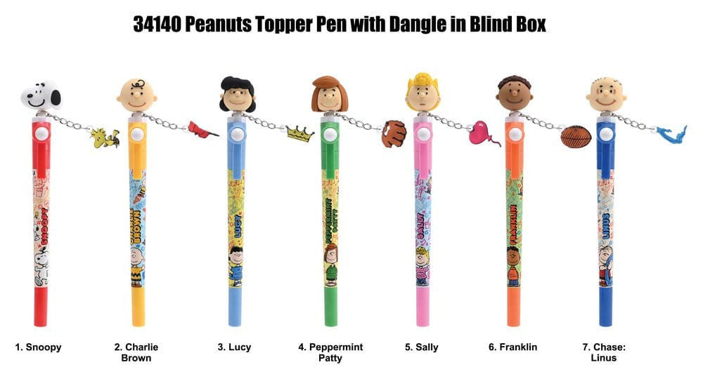 Snoopy 3D Head Topper Drehstift Display (16)