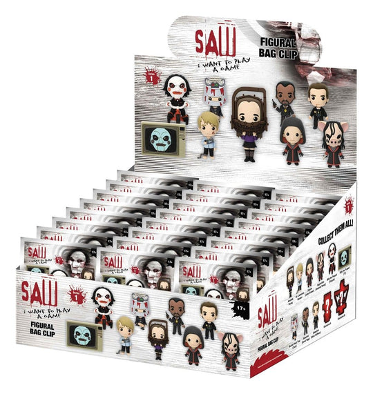 Saw 3D PVC-Taschenanhänger Serie 1 Blind Bag Display (24)