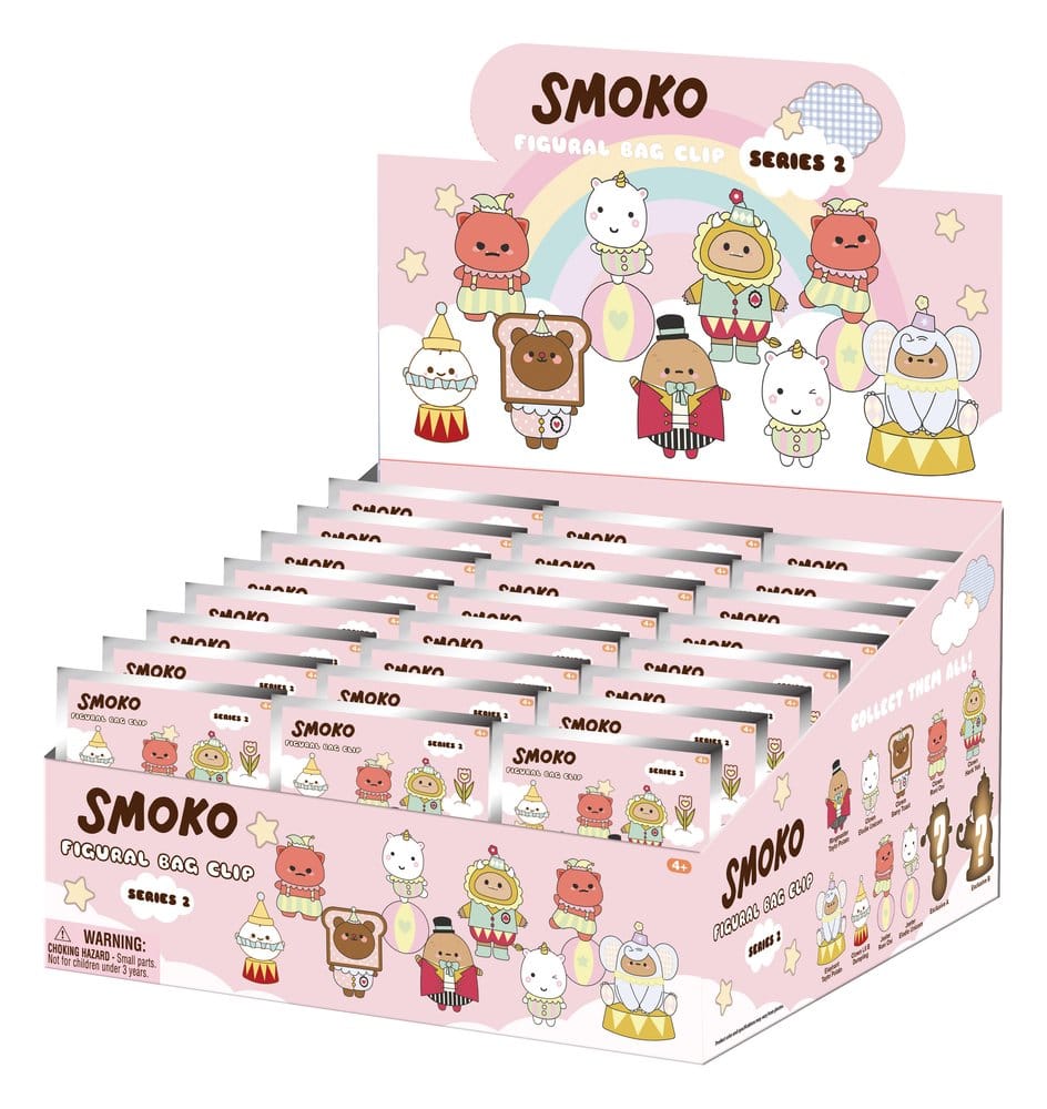 Smoko 3D PVC-Taschenanhänger Serie 2 Display (24)