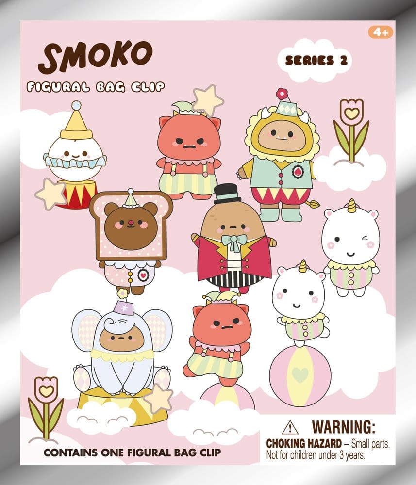 Smoko 3D PVC-Taschenanhänger Serie 2 Display (24)