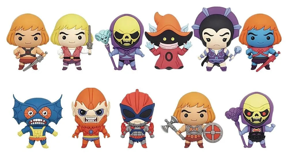 Masters of the Universe 3D PVC-Taschenanhänger Movie Series 1 Display (24)