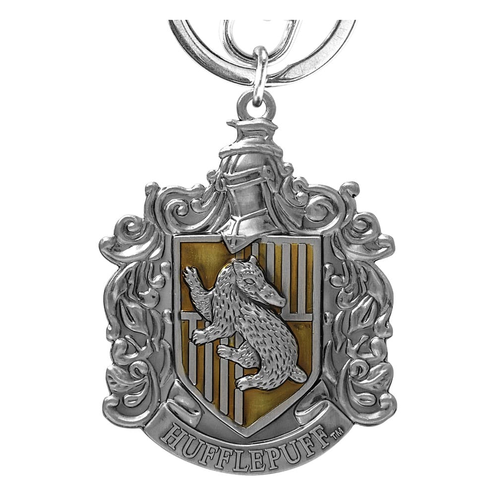 Harry Potter Zinn-Schlüsselanhänger Hufflepuff Crest
