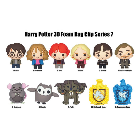 Harry Potter 3D PVC-Taschenanhänger Series 7 Display (24)