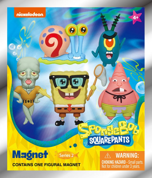 SpongeBob Schwammkopf  Magnete blind pack Series 2 Display (12)