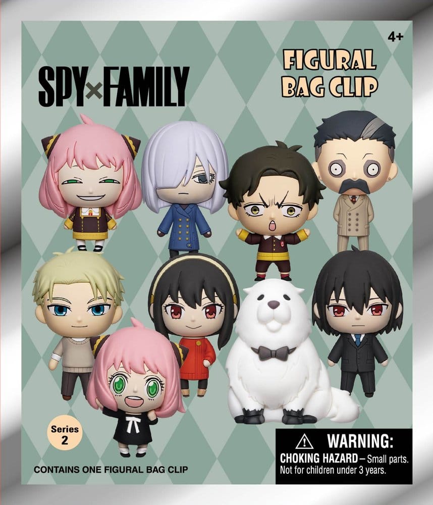 Spy x Family 3D Schaumstoff-Taschenanhänger Serie 2 Display (24)