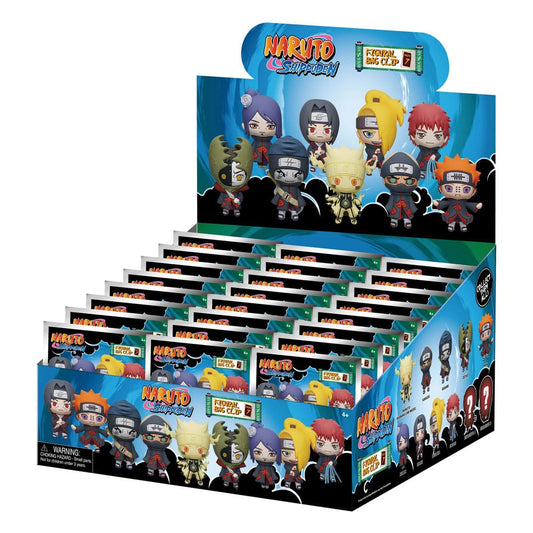 Naruto 3D PVC-Taschenanhänger Serie 7 Display  (24)