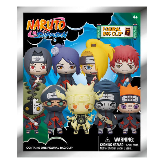 Naruto 3D PVC-Taschenanhänger Serie 7 Display  (24)
