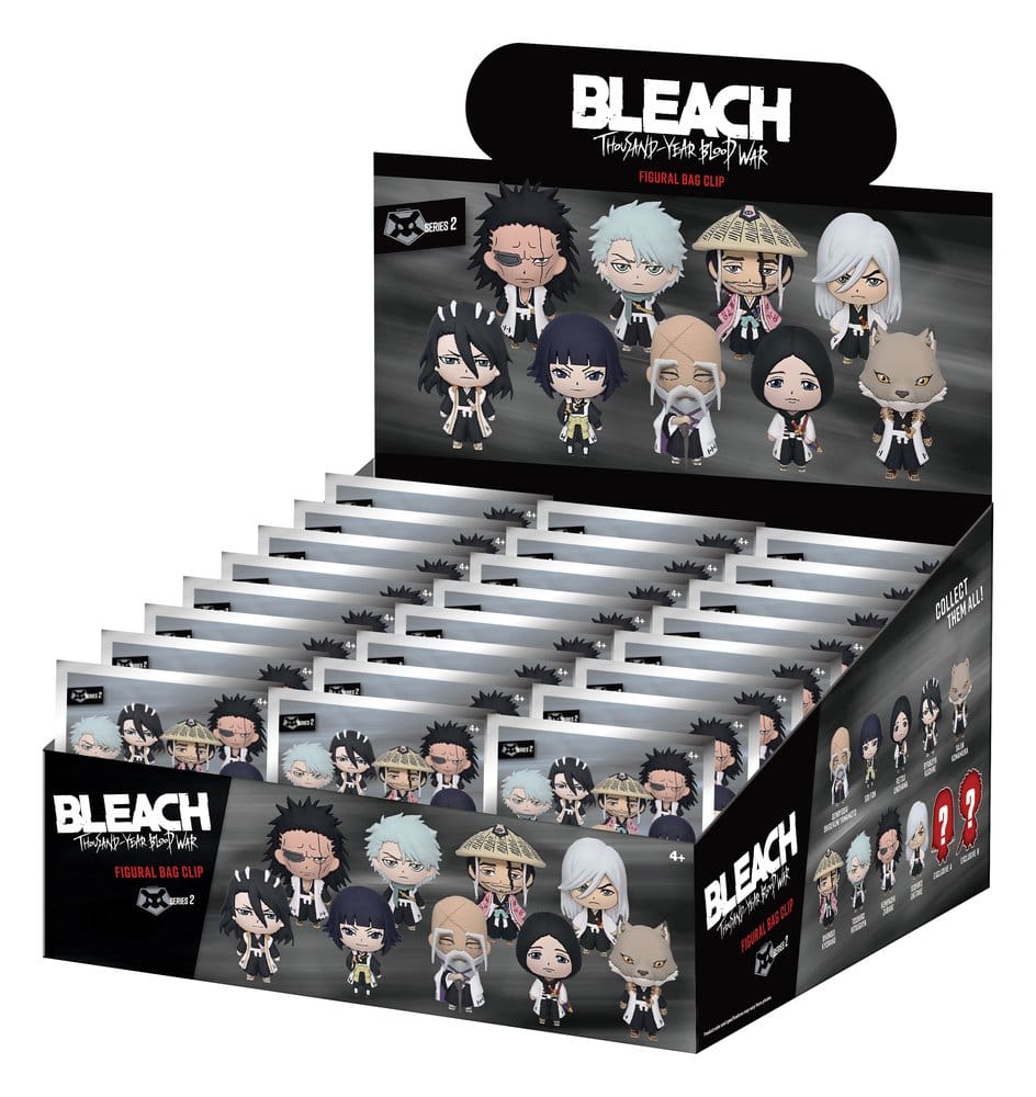 Bleach Thousand-Year Blood War 3D PVC-Taschenanhänger Serie 2 Display (24)