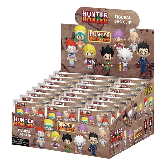 Hunter x Hunter 3D PVC-Taschenanhänger Serie 1 Display  (24)