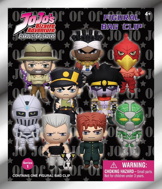 JoJo's Bizarre Adventure 3D PVC-Taschenanhänger Serie 1 Blind Bag Display (24)
