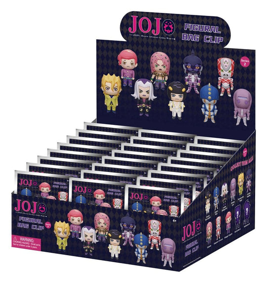 JoJo´'s Bizarre Adventure 3D PVC-Taschenanhänger Serie 2 Blind Bag Display (24)