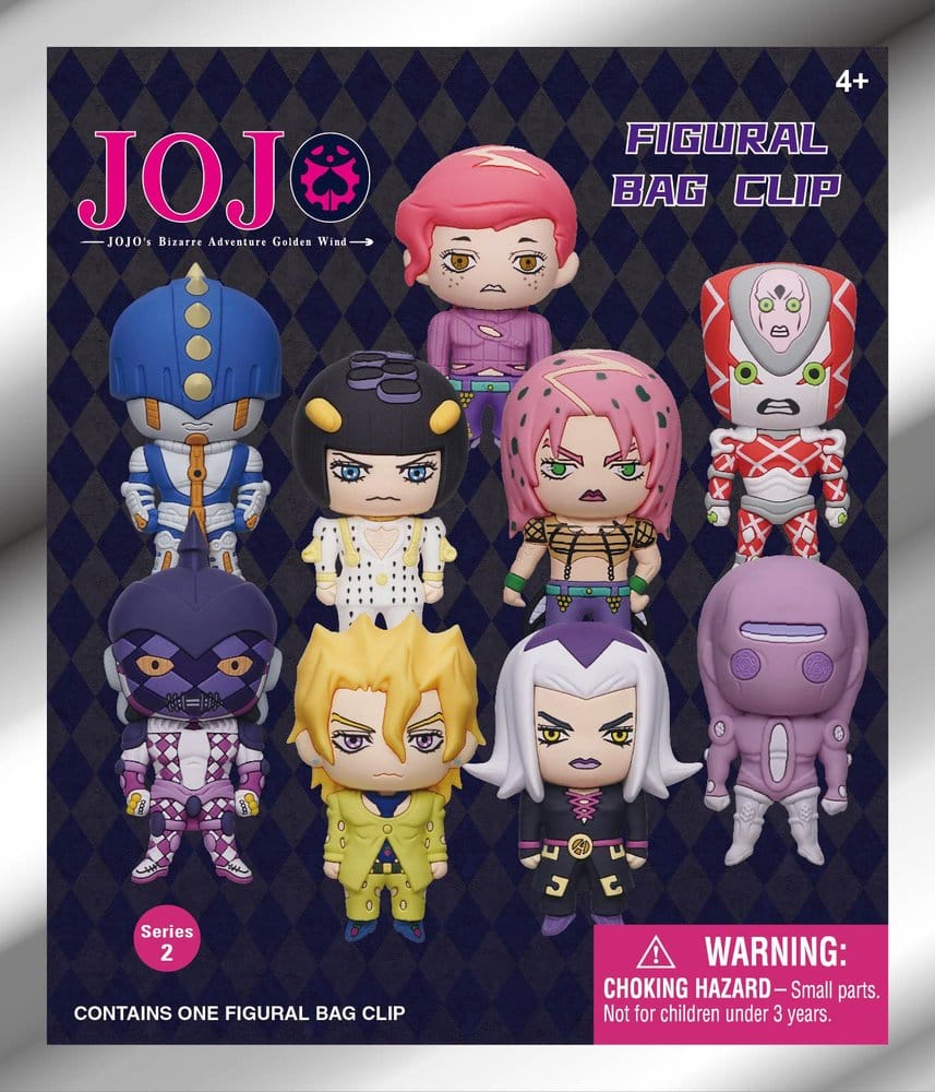 JoJo´'s Bizarre Adventure 3D PVC-Taschenanhänger Serie 2 Blind Bag Display (24)