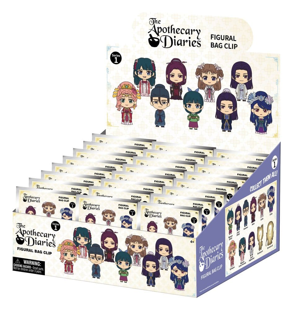 Die Tagebücher der Apothekerin 3D PVC-Taschenanhänger Serie 1 Display (24)
